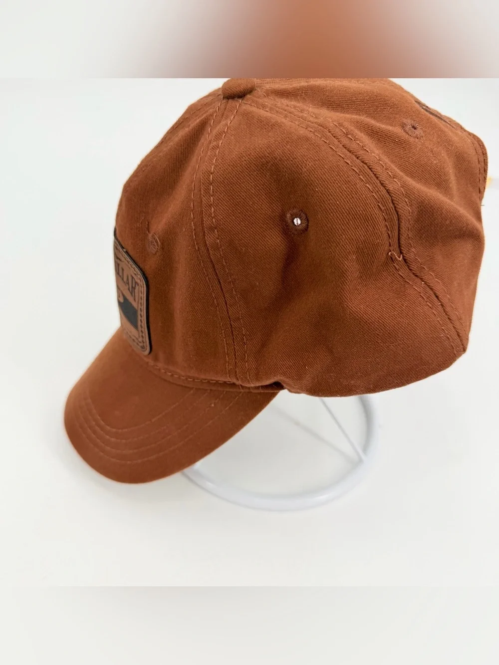 Caterpillar CAT Hat 1925 Patch Cap Brown Baseball Cap Cotton Adjustable Strap